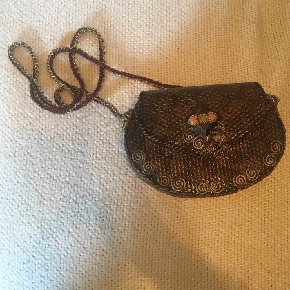 Gold and Bronze purse